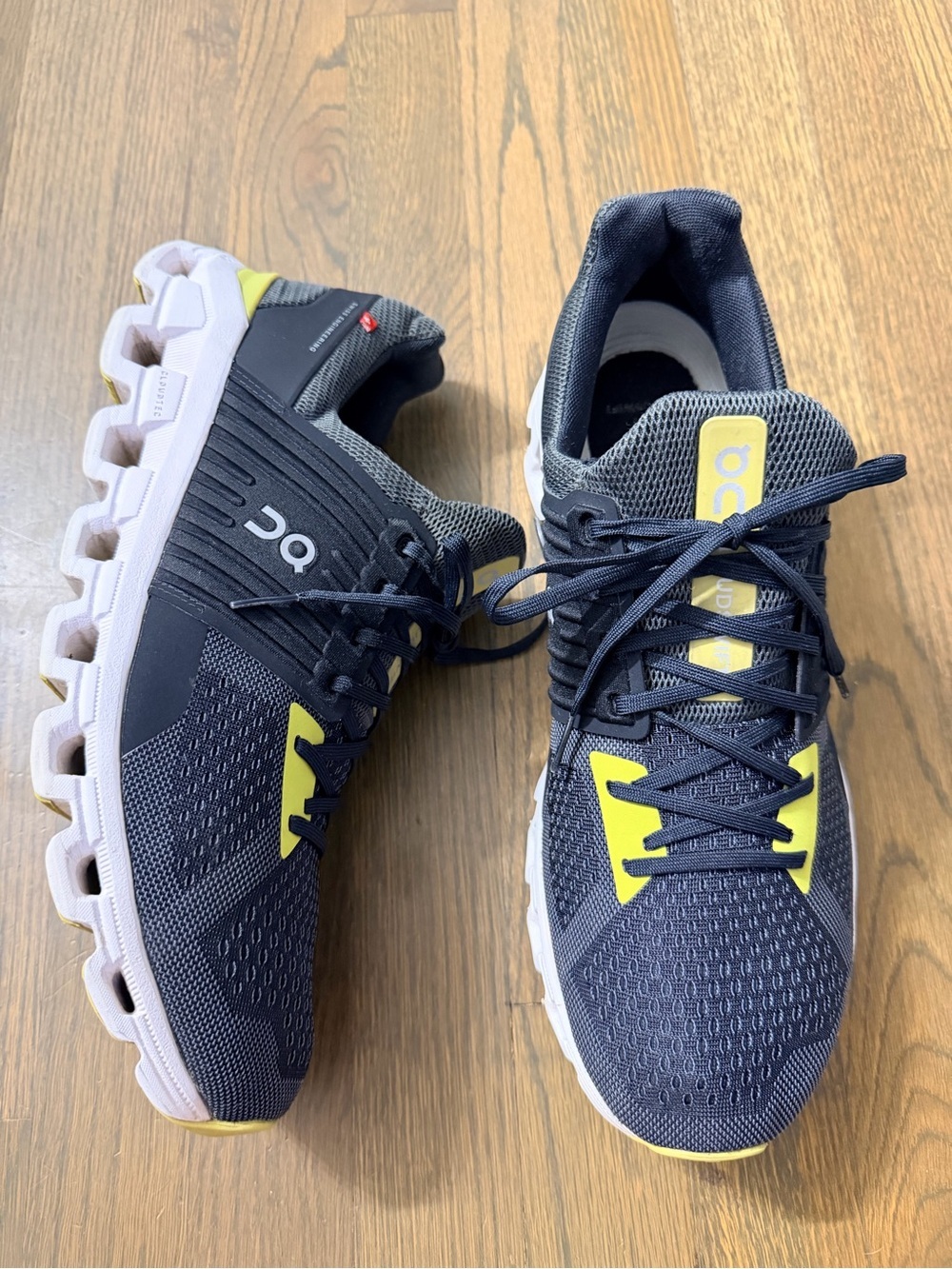 On Running Cloudswift 'Magnet Black Citron Yellow' Men’s 12 - Picture 4 of 11
